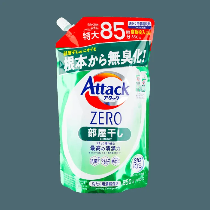 Attack ZERO Highest Cleaning Power Laundry Detergent, Indoor Drying Special, 30 oz