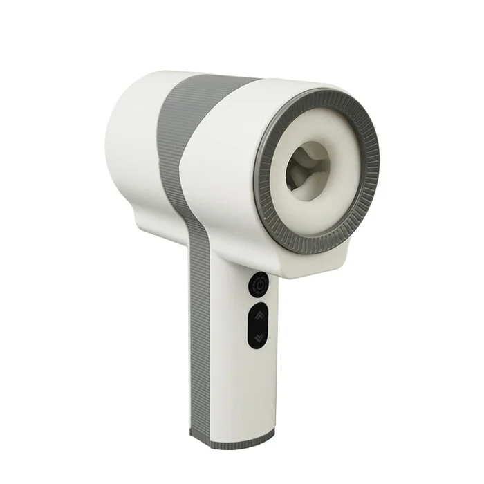 Automatic retractable rotating airplane cup clip suction vibration penis exerciser white 1 pc