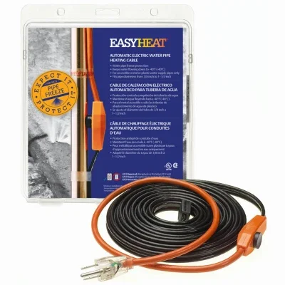 Automatic Water Pipe Heating Cable, Freeze Protection, 6 Ft
