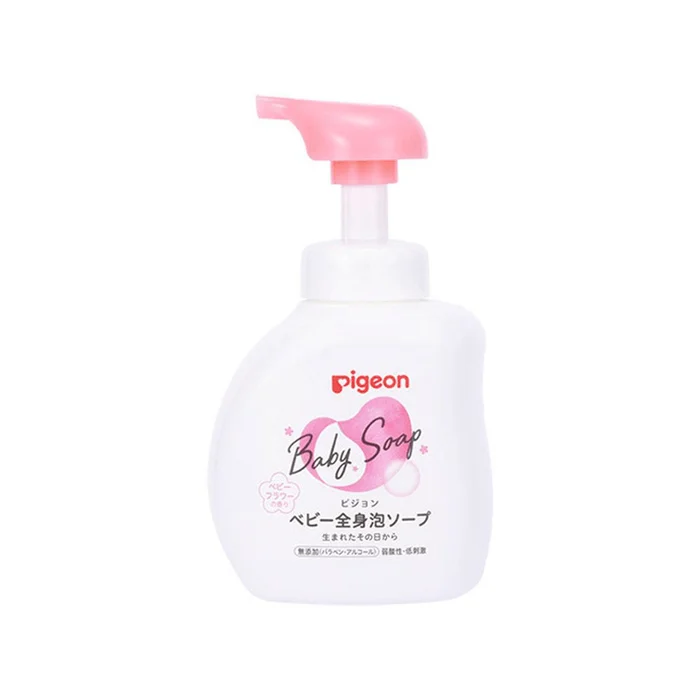Baby Body Foam Wash and Care 2-in-1 Shower Gel Pink 500ml