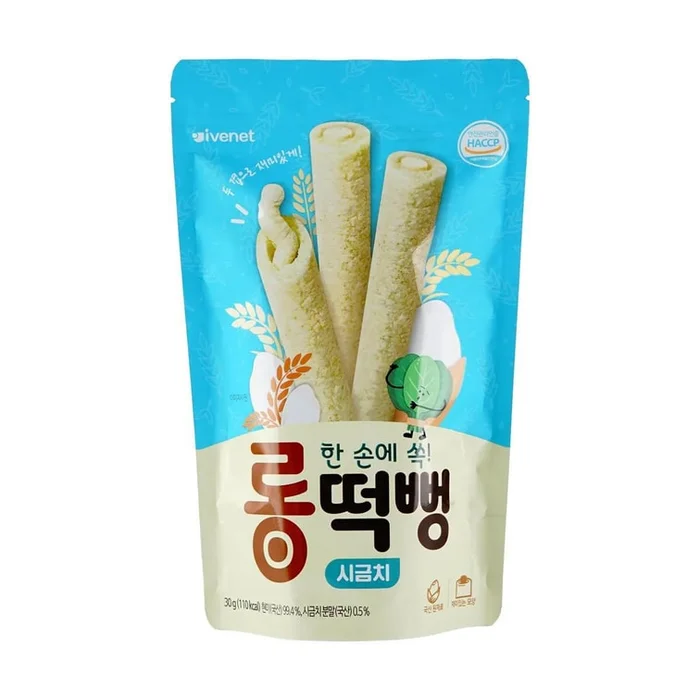 Baby Food Long Rice Snack Spinach 30g