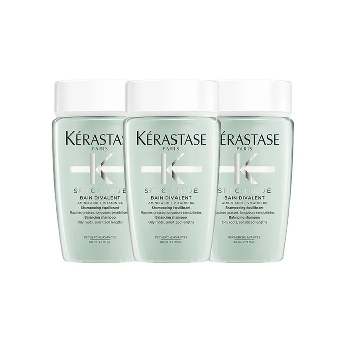 Bain Divalent Shampoo (80ml×3) – Oil Control & Scalp Balancing