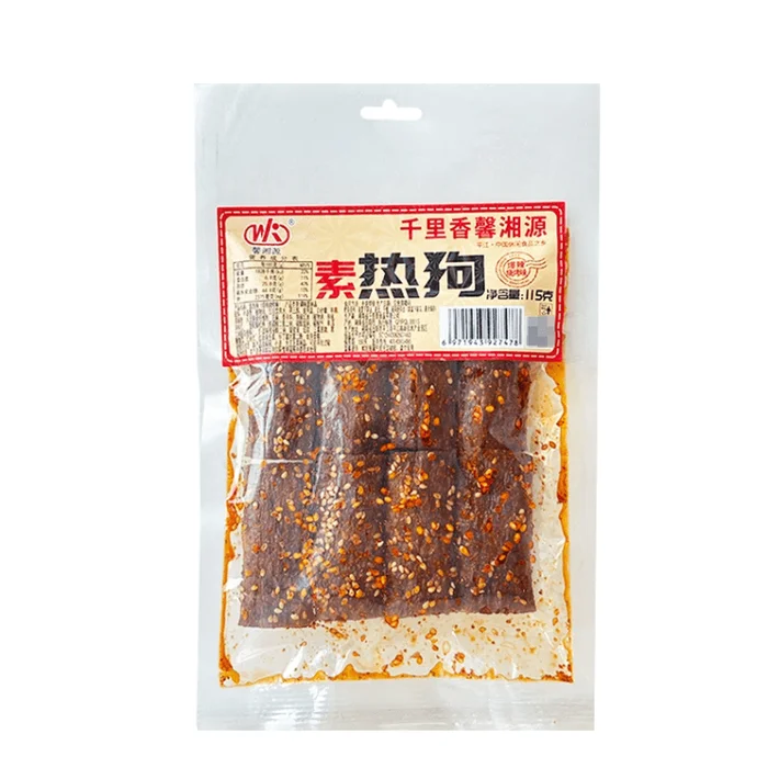 Barbecue flavored vegetarian hot dog 115g*1bag