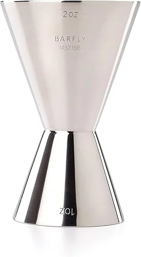 Barfly SuperFly Jigger 1oz x 2oz, Stainless Steel