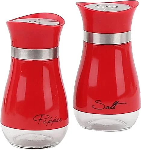 Basic Salt & Pepper Shakers – Red