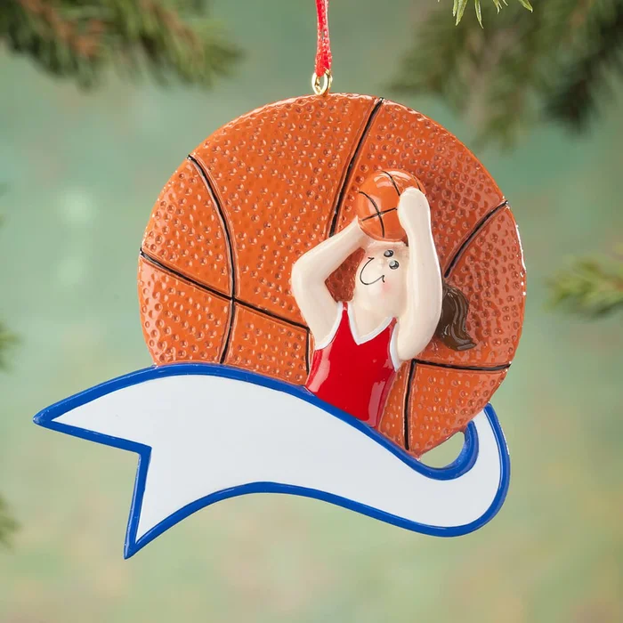 Basketball Girl Ornament