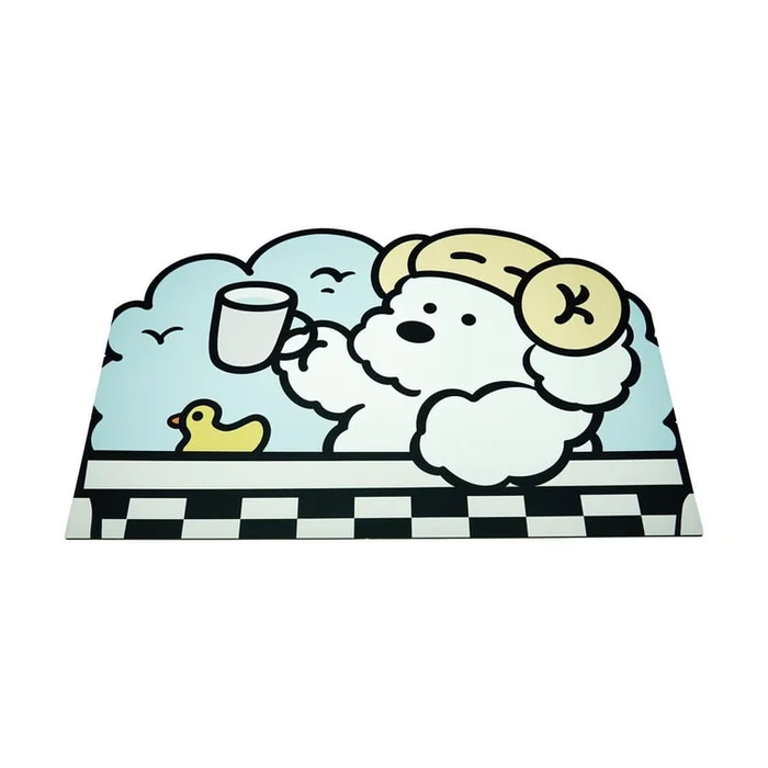 Bathroom Shower Mat Non-Slip Carpet Bath Puppy 50cm*80cm