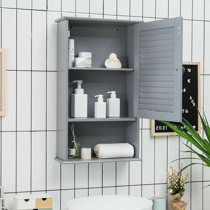 Bathroom Single Door Wall-Mounted Storage Cabinet