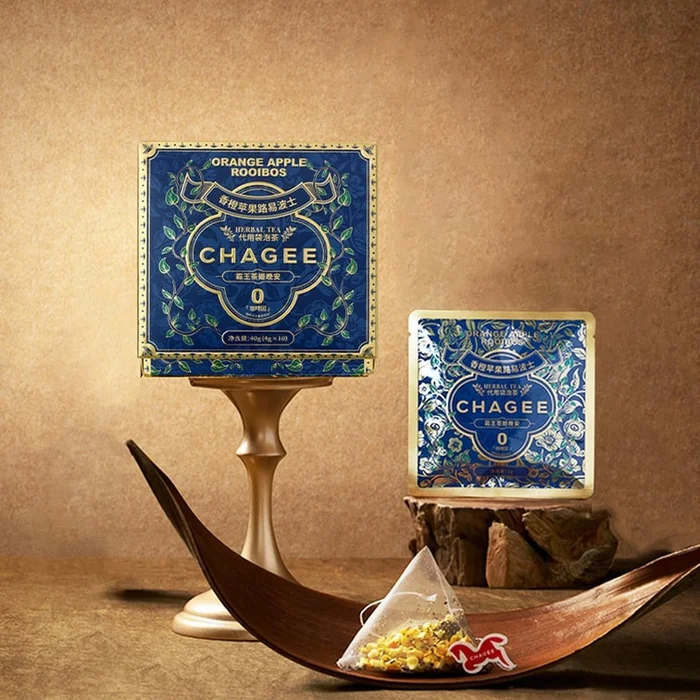 Bawangchaji Orange Apple Rooibos Vitality Tea,Goodnight Tea Bag,10 bags 1.41 oz【【0 Caffeine】