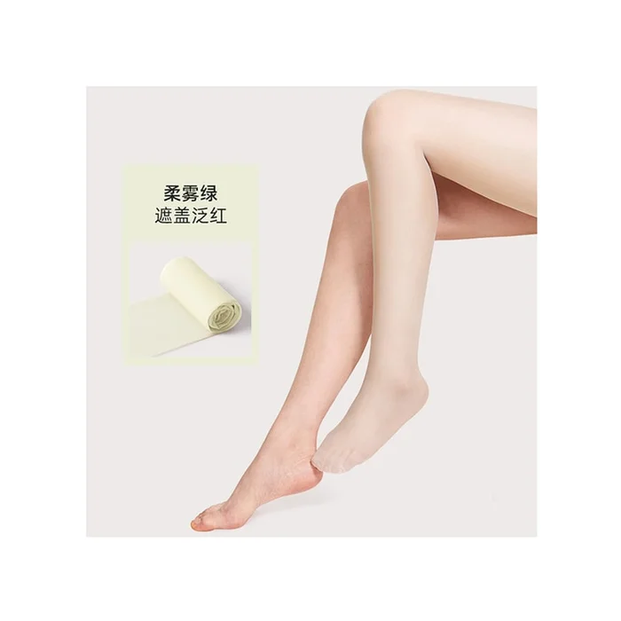 Beauty Skin Stockings: Brightening & Blemish Covering Invisible Green M(40-65kg)* 1 Pair