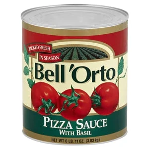 Bell ‘Orto Pizza Sauce With Basil-107 oz.-6/Case