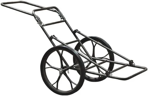 Best Choice Products Steel 500lb Capacity Folding Large Deer Game Hauler Cart Dolly for Game, Gear, Hunting Accessories