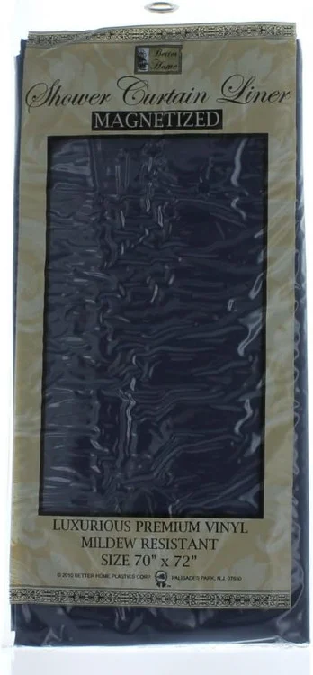 Better Home Vinyl Shower Curtain Navy, Navy, 70″X72″ – 1 Pkg