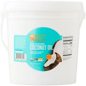 Betterbody Foods Organic Naturally Refined Coconut Oil-1 Gallon-1/Case