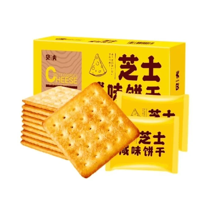 Bev cheese salty biscuit net red small Dim sum night snack cake 230g * 1 box
