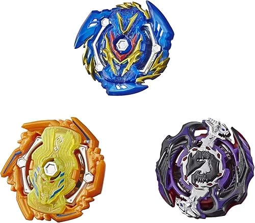 Beyblade Burst Rise Hypersphere Battle Guardians 3-Pack – Solar Sphinx S5, Gargoyle G5, Sword Valtryek V5 Battling Top Toys