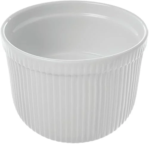 BIA Cordon Bleu White Porcelain 16 ounce Souffle Dish