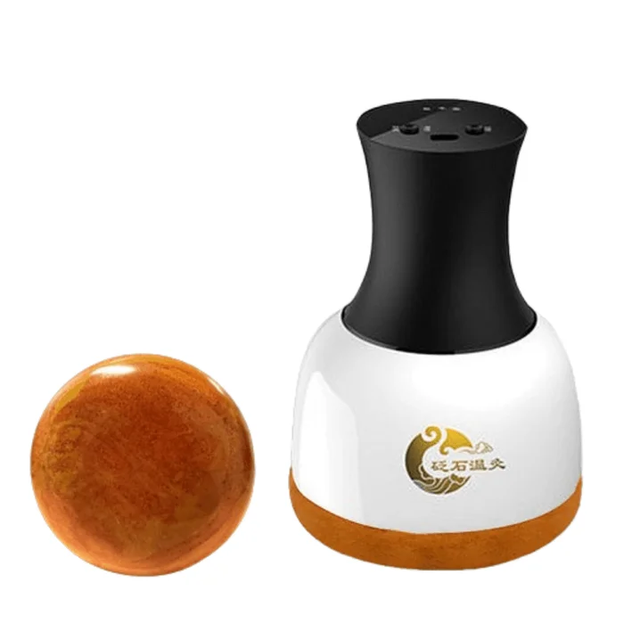 Bianstone moxibustion instrument massage instrument hot compress vibration red Bianstone charging type 1 pack