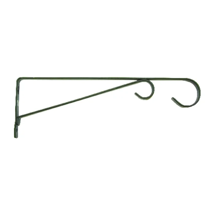 Black Steel 12 In. H Straight W/loop Plant Hook
