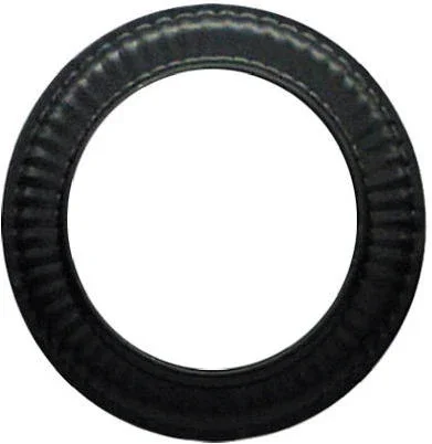 Black Stove Pipe Trim Collar, 24 Gauge, 8 In.