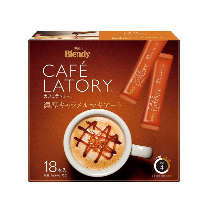 BLENDY Caramel Macchiato Instant Coffee 18 Bars