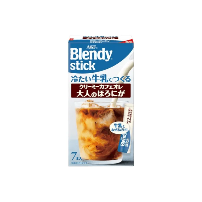 Blendy Iced Café Latte Slightly Bitter 7 Sticks
