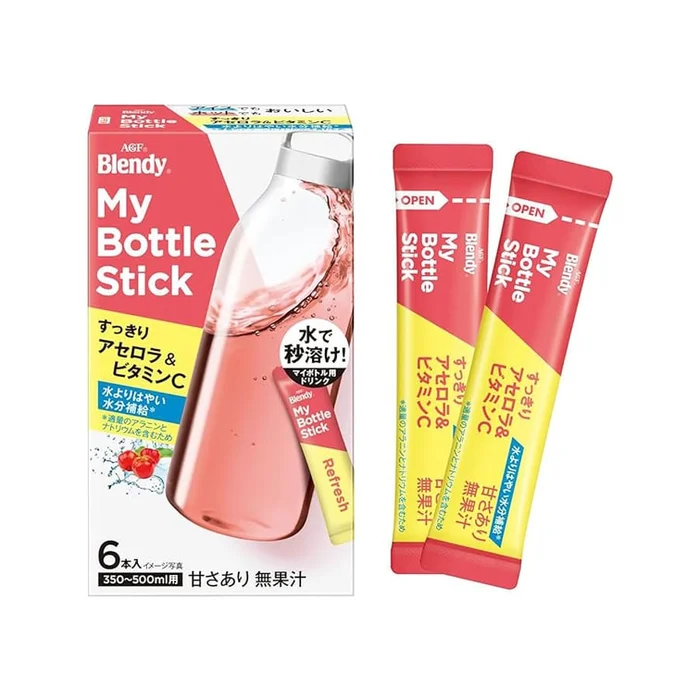 Blendy Portable Hydration Vitamin C Powder Acerola Flavor 6 Pack