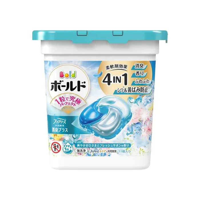 Bold 4D Gel Laundry Balls Fresh Floral Soap Fragrance 11pcs