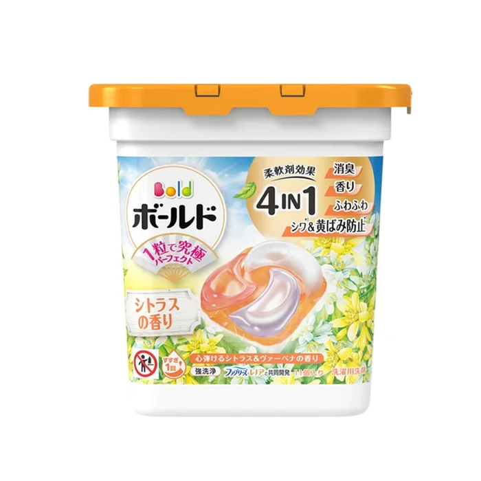 Bold Gel Balls 4D Laundry Detergent Citrus & Verbena Scent 11pcs/box