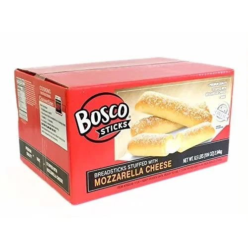 Bosco Mozzarella Cheese Stuffed Breadsticks – 108 Count