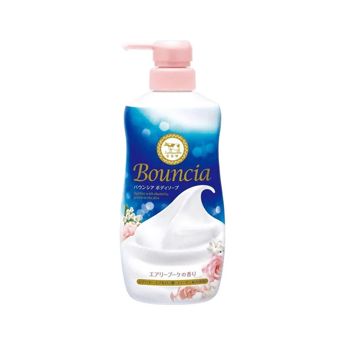 BOUNCIA Rich Foaming Body Wash Rose Fragrance 480ml