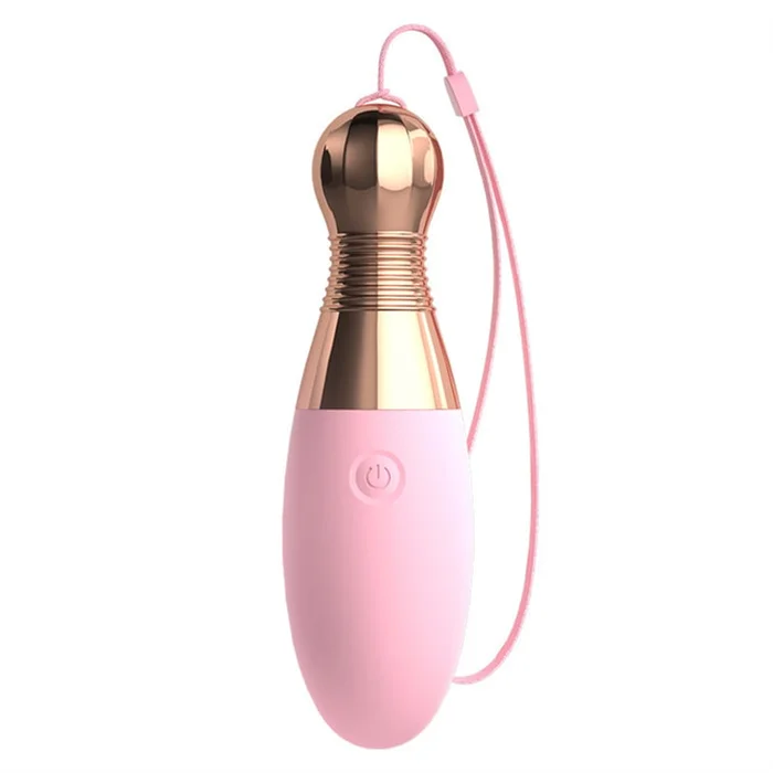 Bowling Ball Jumping Egg Cherry Blossom Pink Ten Frequency Vibration USB Rechargeable Female Masturbation Massager Adult