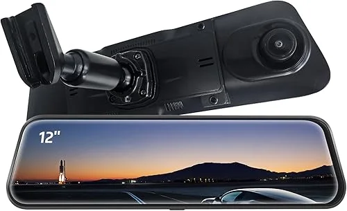 Bracket for 12‘’ Mirror Dash Cam Rear View Dash Camera Mount