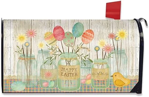 Briarwood Lane Spring Egg Bouquet Easter Magnetic Mailbox Cover Primitive Chick