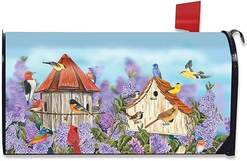 Briarwood Lane Springtime Hummingbirds Mailbox Cover