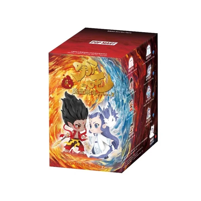 Bubble Mart Ne Zha's Devil Child Haunts the Sea” Born to be Bound Series Figurine Blind Box 1 Box