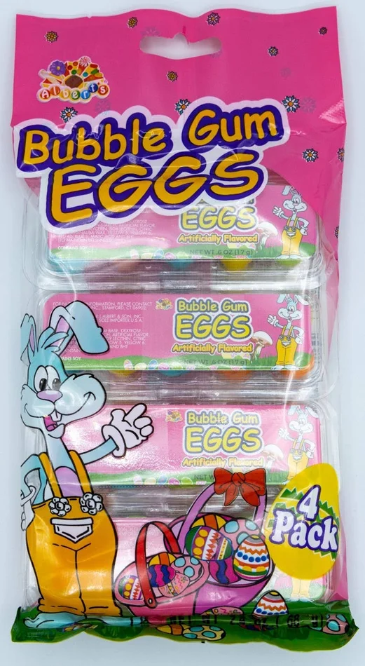 Bubblegum Egg Trays, 2.4oz
