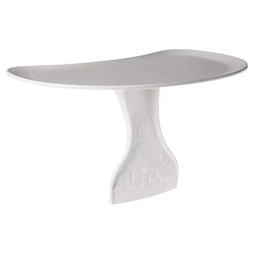 Bumbo Seat Tray Attachment, Baby Infant Child Toddler Floor Seat Eating Tray Activity Play Top Accessory for Boys and Girls 3 to 12 Months Old, White