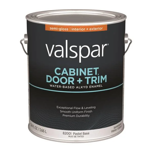 Cabinet, Door & Trim Oil Enriched Enamel, Semi-Gloss, Pastel Base, 1 Gallon