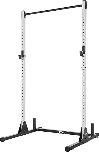 CAP Barbell FM-905Q Color Series Power Rack Exercise Stand, White