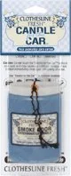 CAR Smoke Odor Exterminator Candle for The Car, Air Freshener Clothesline Fresh (Pack of 12)