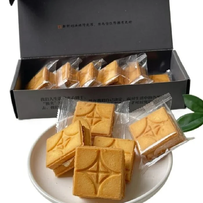 Caramel Cream Sandwich Biscuits Original Flavor 150g