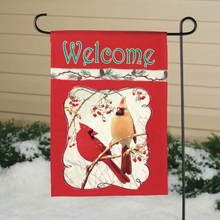 Cardinal Garden Flag