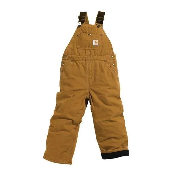 Carhartt Kids’ Duck Bib Overall – 8 – Carharrt Brown