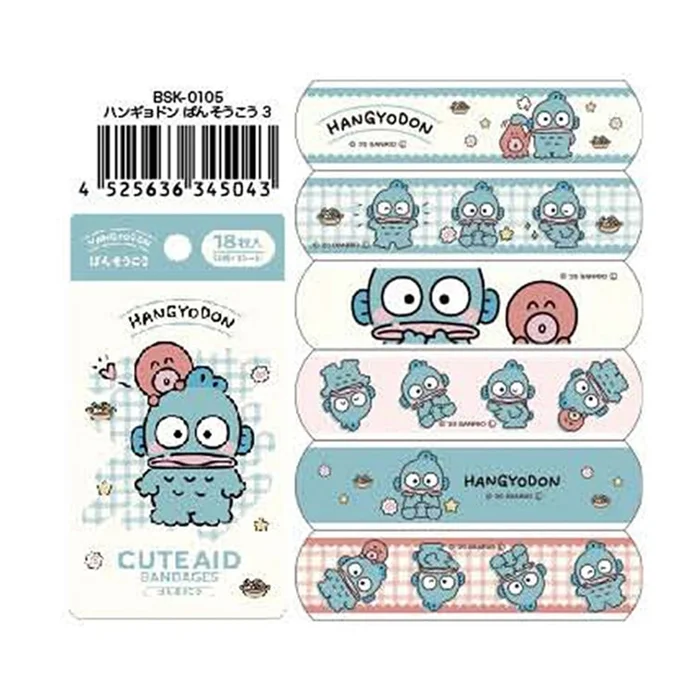 Character Series Band-Aids 6 Patterns Total 18 Sheets [Clownfish]