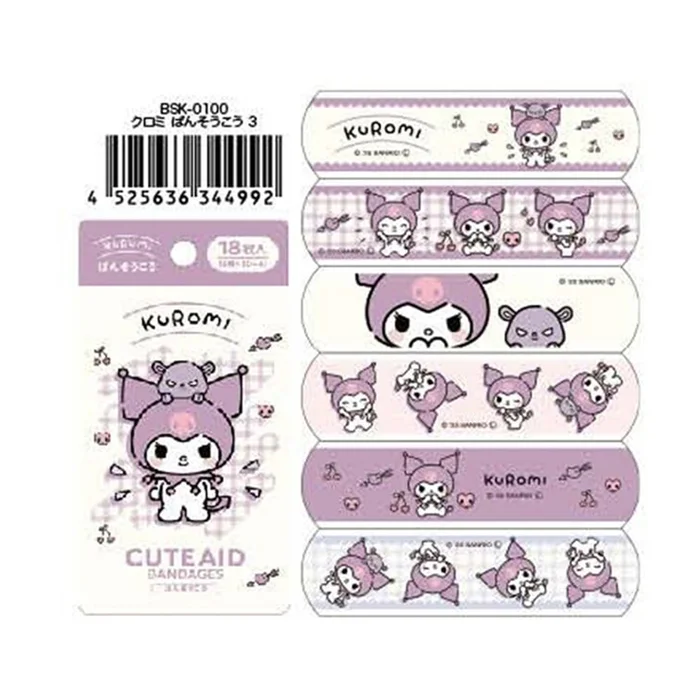 Character Series Band-Aids 6 Patterns Total 18 Sheets【Kulomi】