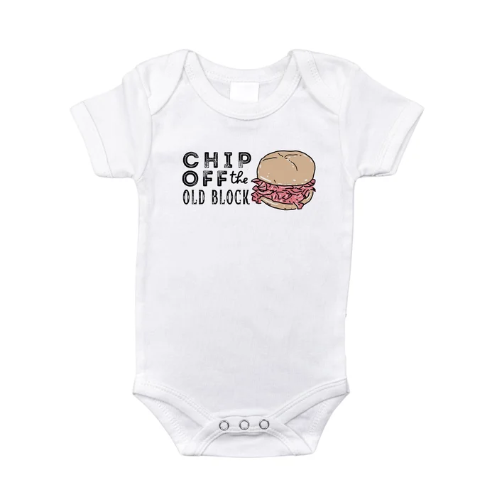 Chipped Ham Pittsburgh Onesie by Little Hometown