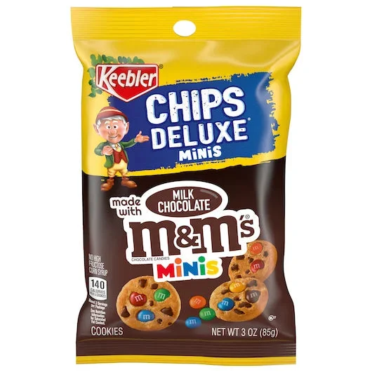 Chips Deluxe M&M’s Minis Cookies 3 oz (Pack of 6)