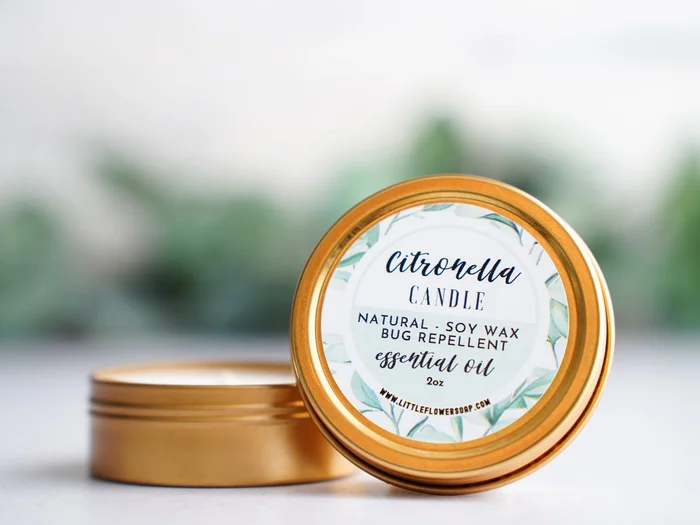 Citronella Travel Candle – Gift for hiker/camper