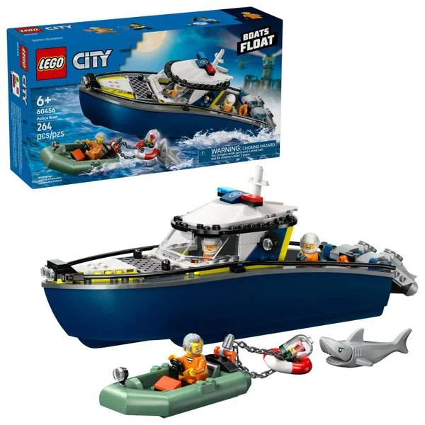 City Police Boat Chase 60456 Building Set